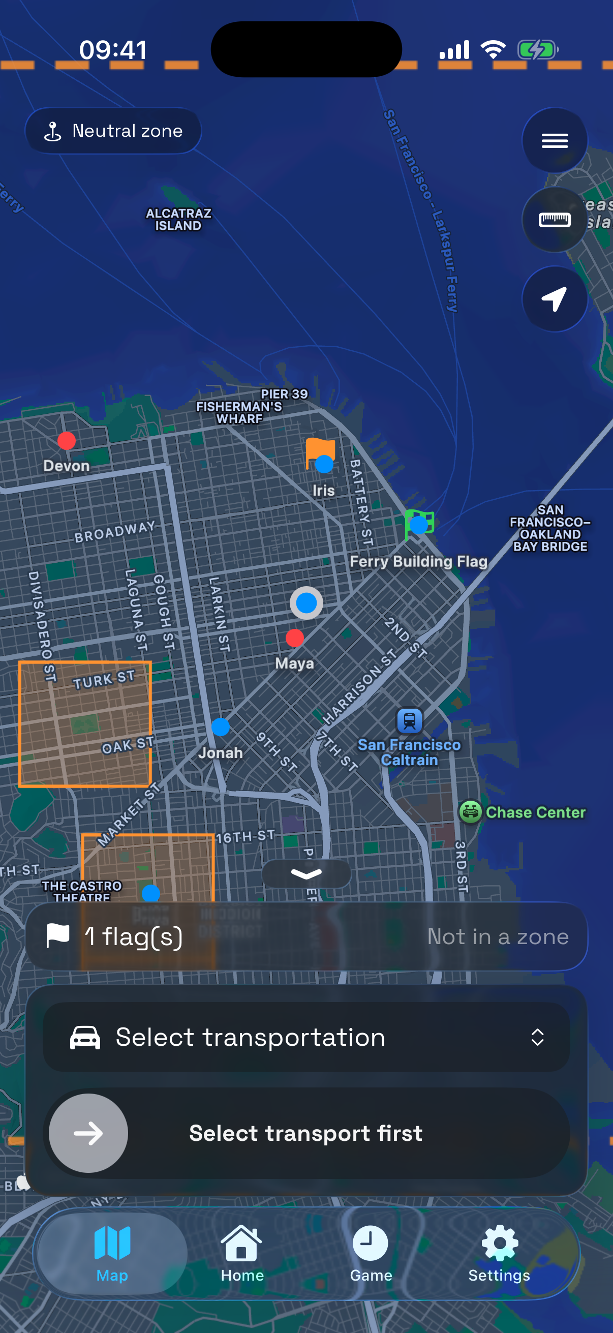 Capture the Flag in the Flaguu app (1 of 2)