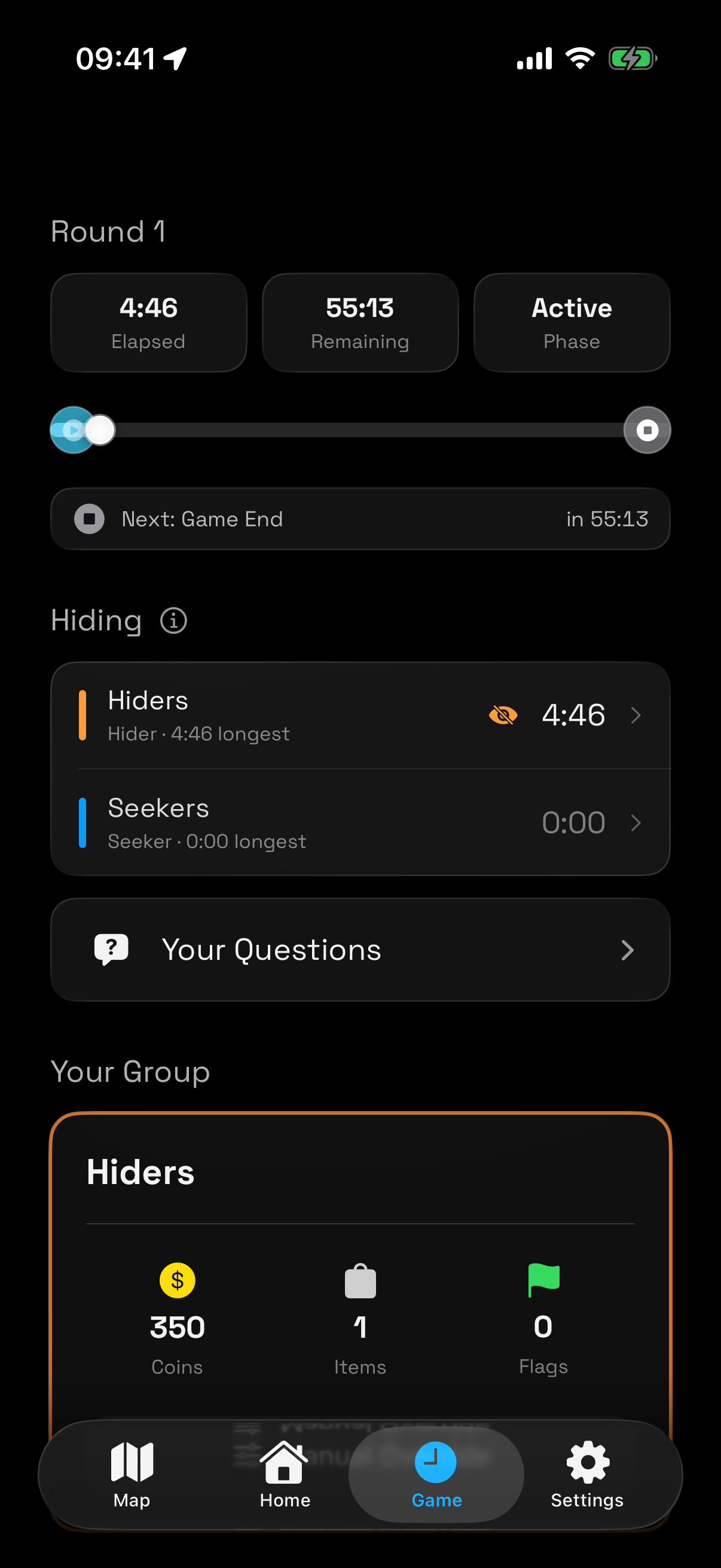 Hide & Seek in the Flaguu app (2 of 2)